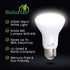 Bioluz LED 10 Pack BR20 LED Bulb, 6W=50W, 2700K Warm White, Dimmable, 540 Lumen