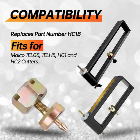 HC1B Pivot Pin Set, Replacement Parts for Malco 1ELG5, 1ELH8, HC1 and HC2 Style Hole Cutter