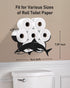 Wigag 8 Shark Toilet Paper Holder for Extra Rolls, Ocean Decorative Toilet Paper Storage Wall Mounted, Farmhouse