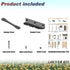 Explranltec 11 (48'') Decorative Fence Louver System, Louver Hardware System for Blinds and shutters, Louver Pergola