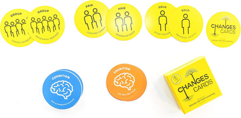 Change Cards - 63 Conversation Cards for Ice Breakers, Team Building, and Enhance Communication