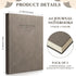 SATINIOR 5 Pack A4 Notebooks, Large Journal, 360 Pages, Leather Softcover, 8.5'' x 11'' (Mixed Color)