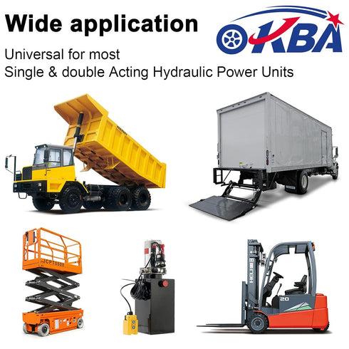 Zinger 4 12v Wire Dump Trailer Remote Control Switch DC Hydraulic Pump Power Unit Up Down Control Switch for Double