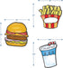Eureka Fast Food Beef Up Your Writing Classroom Bulletin Board Set, 37 Pieces for Teachers