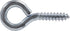 Hillman 320048 .106 x 1-1/8" Zinc-Plated Medium Screw Eye, 100-Pack