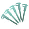 TamBee 6Inch 150mm Mini Caliper, Double Scale Plastic Vernier Caliper for Jewelry, 5PCS (Mint Green)