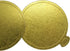 3-1/2" (9 cm) Round Mini Single Portion Cake Board, Cardboard Cake Base (Gold), 100 pcs