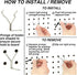 Pegboard Hooks 50-Pack 1" + 2” L Hook - Zinc Plated, Fits Any Peg Board, Organize Tools, Accessories, Workbench, Garage