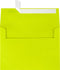 LUXPaper A7 Invitation Envelopes, Peel & Press, 5 1/4" x 7 1/4", Wasabi Green, 80lb Text, 50 Qty