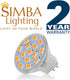 Simba Lighting LED MR11 Flood Light Bulbs - 4 Pack 12V 3W Halogen Replacement for Landscape, Accent, Track Lights