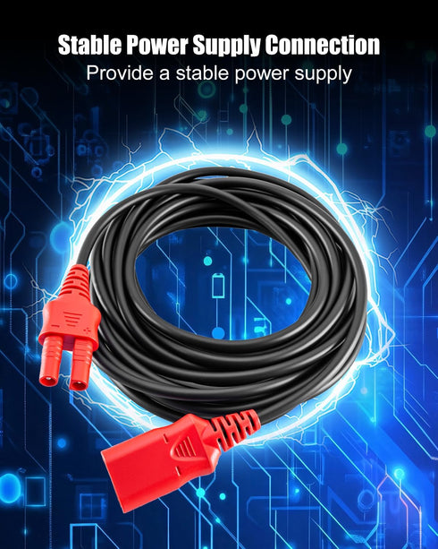 TADYAO 20FT Set 3Ez/3/3S, Set PPTK0027 PPTK0025 Extension Cable and Battery Clip Compatible with Power Probe Extension