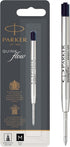 Parker Quinkflow Ballpoint Pen Ink Refill - Medium Tip, Black