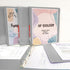 BAZIC 3 Ring Binder 1" Economy View Organizer - Grey, Round Ring, Holds 175 Sheets Paper, 1-Count