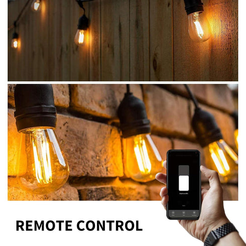 Minoston WiFi Outdoor Smart Plug Dimmable, Smart Dimmer Plug, 400W, Works with Alexa, Google Assistant (MP22WD)