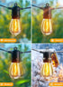 35FT 10+1 Bulbs, 2700K Brightown Outdoor String Lights with Shatterproof Edison Waterproof Hanging Patio Lights Outside
