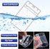 Marspark 200 Pcs Name Tag Lanyards with ID Holder, Resealable Flat Neck Lanyards, Waterproof Plastic Clear Name Badges