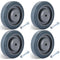 Shopping Cart Wheels Replacement | 4 Pack Shopping Cart Caster, 5-inch Diameter