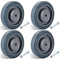 Shopping Cart Wheels Replacement | 4 Pack Shopping Cart Caster, 5-inch Diameter