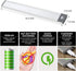 54-LED Counter Closet Light-2Pack Motion Sensor Cabinet Light,Under Wireless USB Rechargeable Kitchen Night