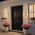 TRUWELLA 11.8inch IP67 3000K Outdoor Wall Light Modern Outdoor Wall Sconce LED Long Wall Sconce Black Front Porch Light