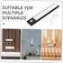 1pc Dimming Uonlytech USB Charging Led Bedside Lamp Function Temperature Practical Night Light for Bedroom Cabinet