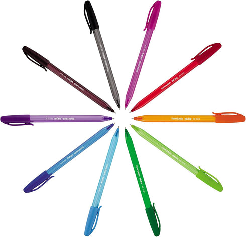 Paper Mate InkJoy 100ST Ballpoint Pens, Medium Point (1.0mm), Classic Colours, 4 Count