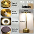MKIIACH 5200mah Cozy Dimming, 3 Small Table Lamp With Battery - Rechargeable Desk Lamp For Nights, Usb-C Fast Charging