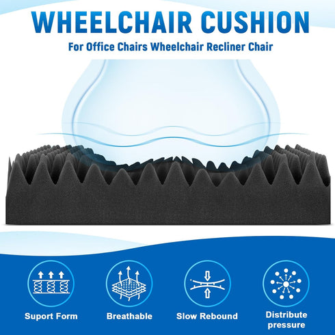 Geiserailie 1 Pcs Egg Foam Pad Eggs Chair Cushion to Relieve Back Foam Seat Cushion Chair Accessories Pad for Office