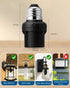 Bulb Bulbs, 4 Pack, DEWENWILS Light Sensor Socket, Dusk to Dawn Sensor Socket, Light Socket for Light Fixtures