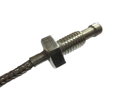 Meter Star M6 Screw Industrial Thermocouple Sensor K Type High Temperature 0-800 ° C Temperature Sensor,Thermometer Line (5 M, WRNT Shielding Wire)