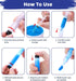 3 3 6 Pack 1) Touch Up Paint Pen Kit, New Upgraded Refillable Paint Pens with Types of Brushes, Fillable Paint Touch Up