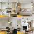 71 Inch Fixture(E26 Bulb) Pendant Lights Kitchen Island, Black Pendant Light with Glass Lampshade, Adjustable Hanging