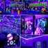 80ft 1440 12V 3 THECHAM Black Light Strip with Remote, LEDs, Flexible Blacklights for Glow Party, Adjust Brightness
