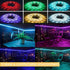 5050 IP67 Solar LED Strip Lights Outdoor, SMD LED Lights Solar Powered RGB LED Strip, Waterproof Rope Lights