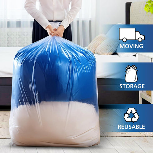 Vindafjord 2 5 Pack 5 32'' 42'' Extra Large Clear Plastic furniture Bags, Mil Storage Bags Ideal for Car Seats