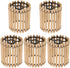 ARTIBETTER Bamboo Lamp Shade 2.36 Inch Drum Lampshade Natural Wicker Lamp Cover