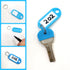 Daily Treasures 78Pcs Key Caps Tags Covers Set, 48Pcs Plastic Key Identifier Covers & 24Pcs Plastic Tags