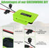 Power Wheel Adapter for Greenworks 40V Lithium-ion Battery with Fuse & Switch, with 14 Gauge Wire, Good Power Convertor for DIY Ride On Truck, Robotics, RC Toys and Work Lights
