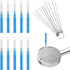 10pcs Shower Head Cleaning Tool, Cleaner Picks with 10 Anti-Clogging Brushes for Shower Head Nozzle