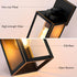 BesLowe Outdoor Wall Light Fixtures, Exterior Waterproof Wall Lanterns, Porch Sconces Wall Mounted Lighting with Glass