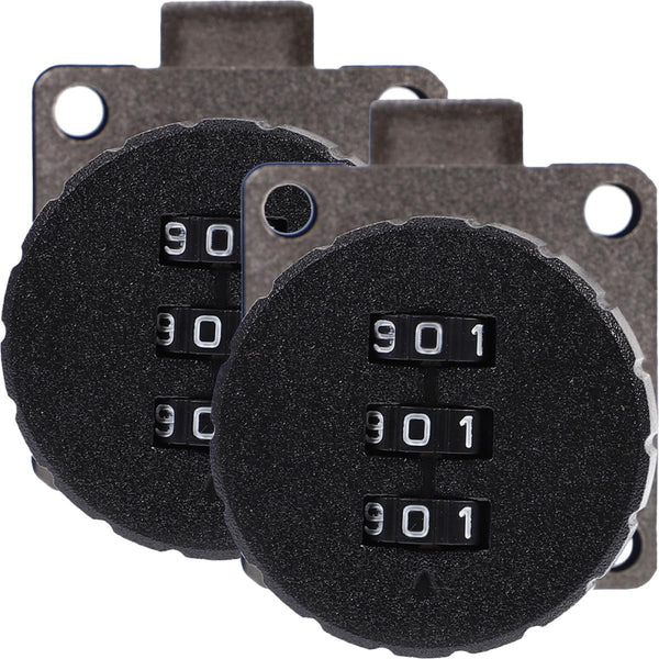 Angoily 2pcs Cabinet Combination Lock for Desk Drawer and Bedside Table, Keyless