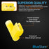 BlueStars 100 PCS YELLOW Flag Spade Terminals Female AWG 12-10, Electrical Connectors Kit, Right Angle