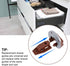 6 Sets Drawer Guide Kit for Kenlin Rite-Trak II, Enhanced Commercial Slide-in Drawer Slides Repair Kit