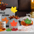 Glenmal 540 Sheets Fall Leaf Sticky Notes, Autumn Sticky Notepads in Maple Leaves Shape for Thanksgiving Office