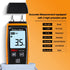 XRCLIF Digital Moisture Meter - Handheld Wood Humidity Meter for Walls/Firewood/Lumber/Mortar, Moisture Detector