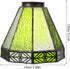 Angoily Vintage Green Glass Lampshade for Pendant Light - Mediterranean Style Replacement Shade for Restaurant Bar Home