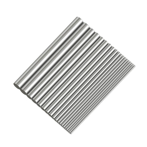 Diameter 2-10mm Stainless Steel Round Rods Bar for DIY Craft, 19PCS Set