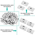 LifCratms 100pcs M5 2020 3D Flat Sliding T-Nuts, Series T-Slot Nut T Nut Accessories for CNC Router Build Rail Printer