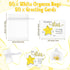 Spakon Christmas Inspirational Gift for Kids, Motivational Star Shaped Erasers and Cards with Organza Bags