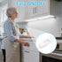 2 14 Inch Counter, maylit Under Cabinet Lighting Plug in, Pcs Linkable Ultra Bright LED Light Bars, Renter Friendly